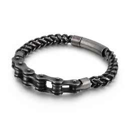 Pulseira De Corrente De Bicicleta De Titânio Da Moda Nova Para Homens E Mulheres