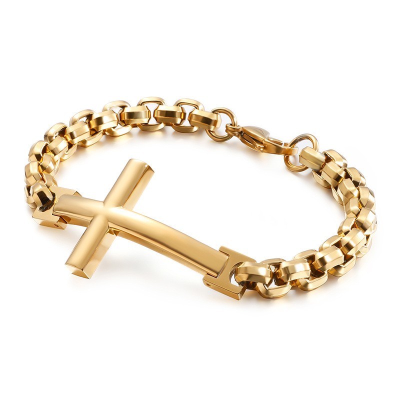 Pulseira Masculina Titanium Tide Pulseira Masculina Titanium Cross Square Acessórios Masculinos Tide Pulseira Masculina Titanium Tide Pulseira Masculina Titanium Cross Square Acessórios Masculinos Tide