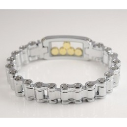 Pulseiras Masculinas De Titânio E Diamante