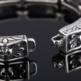 Pulseiras Masculinas De Caveira Com Renda E Vento Chique E Joias Vintage