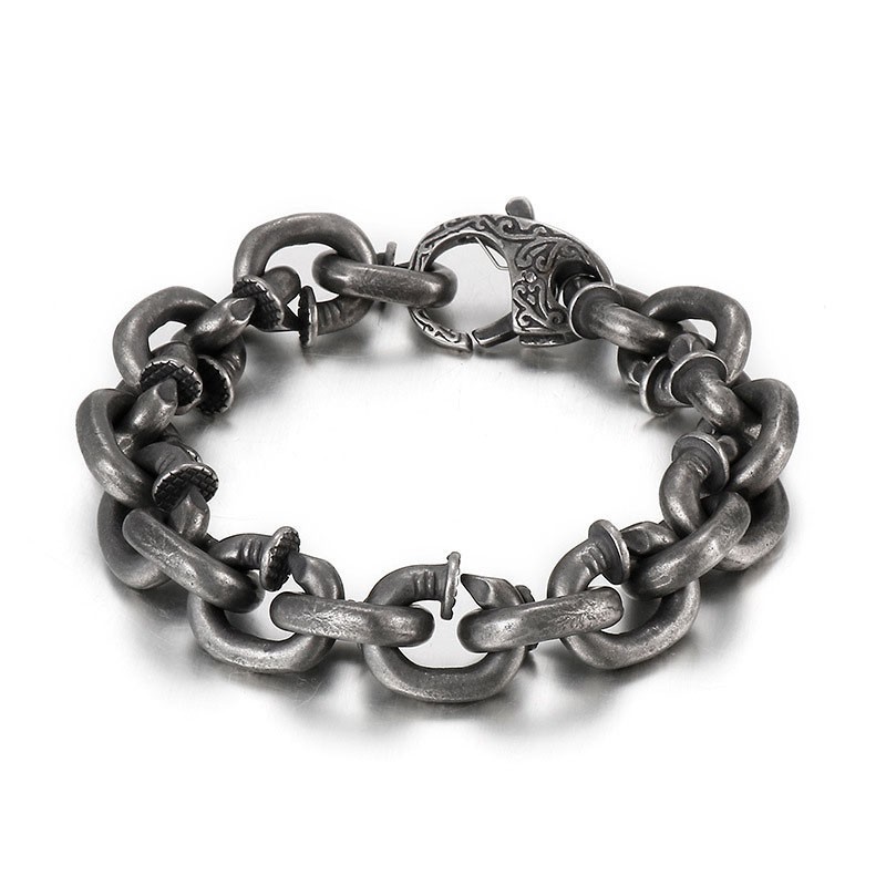 Pulseira De Titânio Masculina Vintage Pulseira De Titânio Masculina Vintage