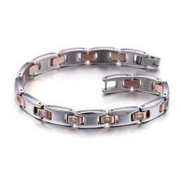 Pulseiras De Casal Da Moda, Pulseira Masculina De Titânio