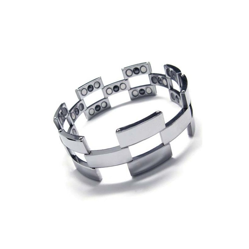 Pulseira Masculina De Carboneto De Tungstênio Com 22 Mm De Largura