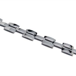 Pulseira Masculina De Carboneto De Tungstênio Com 22 Mm De Largura