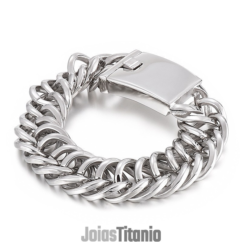 Pulseira De Titânio Masculina Simples E Estilosa Pulseira De Titânio Masculina Simples E Estilosa