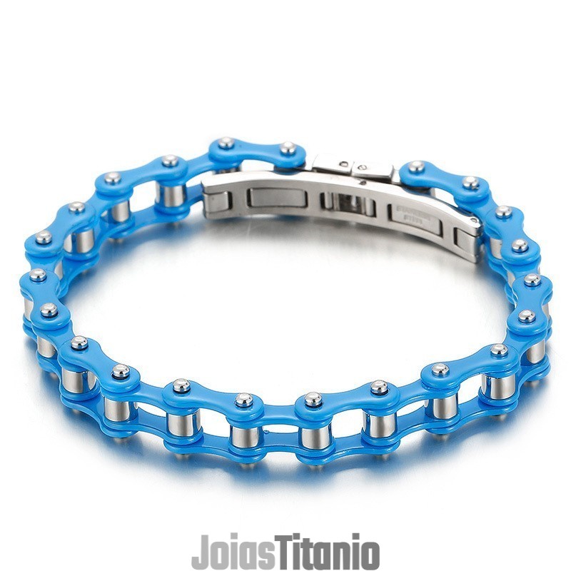 Pulseira De Titânio Para Ciclismo Masculina, Estilosa E Multicolorida Pulseira De Titânio Para Ciclismo Masculina, Estilosa E Multicolorida