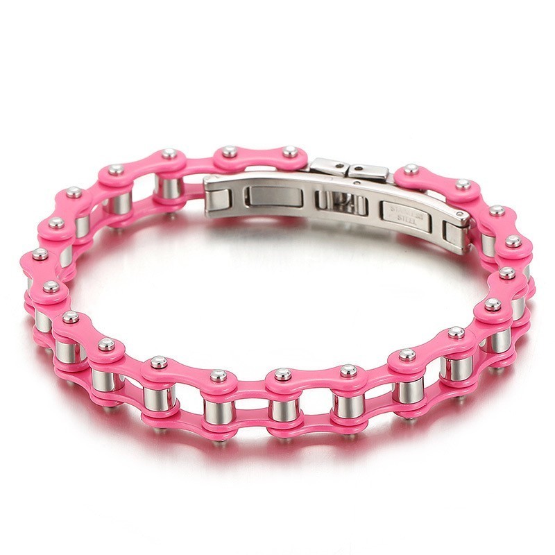 Pulseira De Titânio Para Ciclismo Masculina, Multicolorida E Estilosa Pulseira De Titânio Para Ciclismo Masculina, Multicolorida E Estilosa