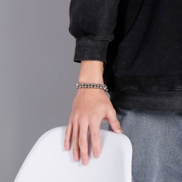 Pulseiras De Titânio Masculinas Retrô Populares Com Acessórios