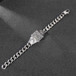 Pulseira De Titânio Masculina Da Moda