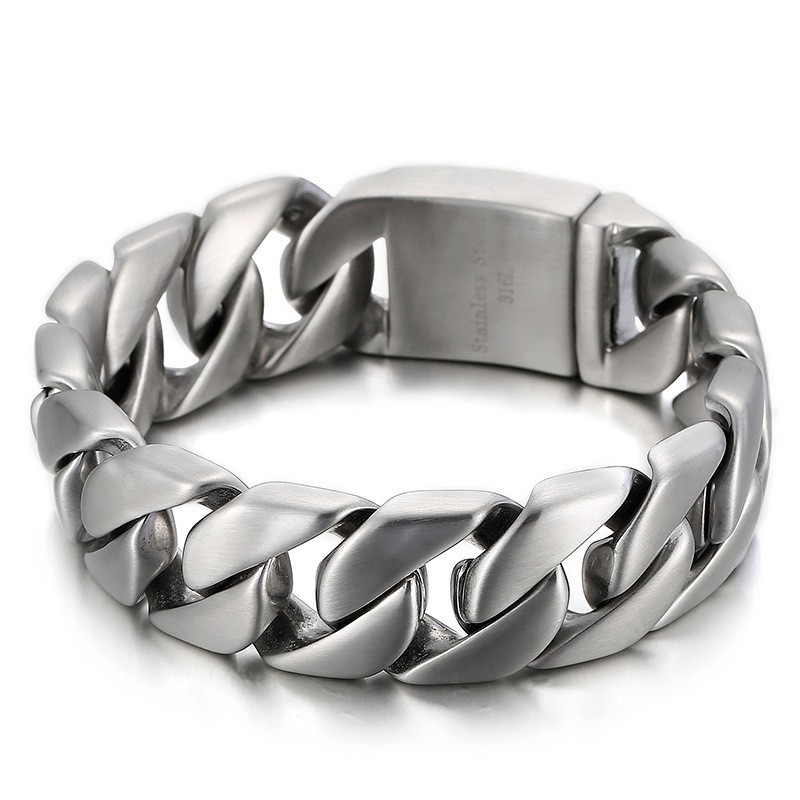 Pulseira De Titânio Masculina Da Moda