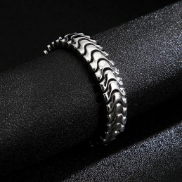 Pulseira De Titânio Masculina Keel