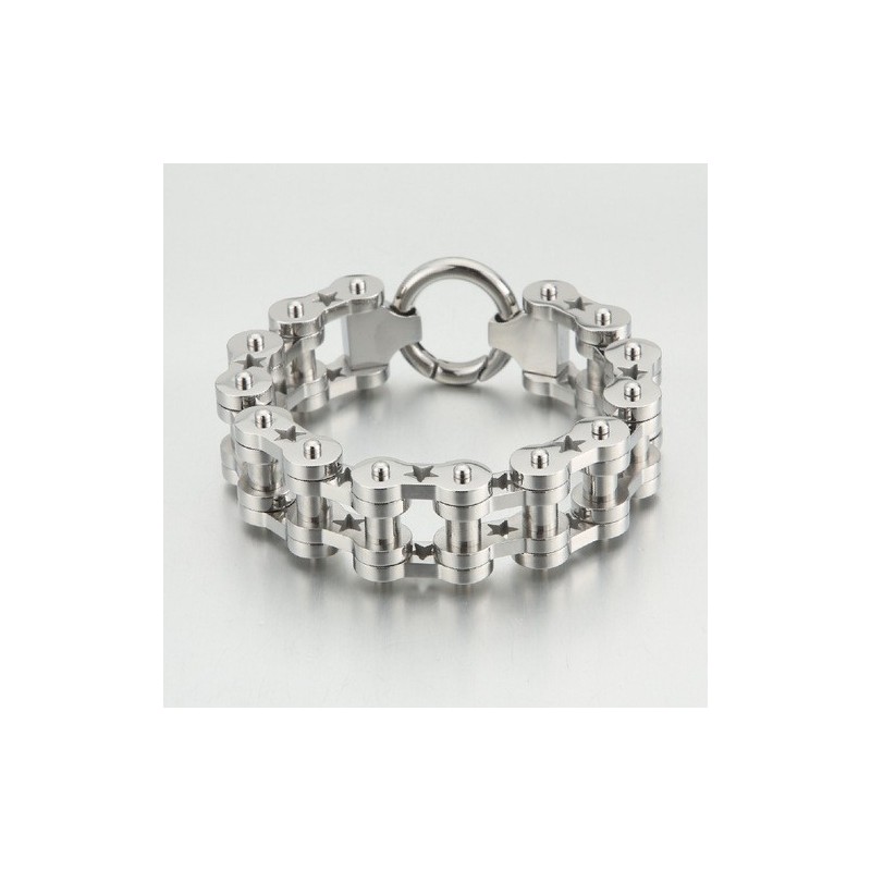 Pulseira Masculina De Titânio Com Estrela À Venda Pulseira Masculina De Titânio Com Estrela À Venda