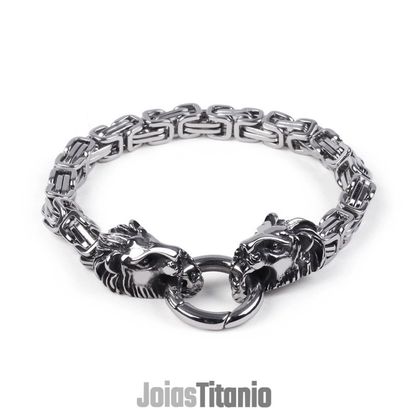 Pulseiras Masculinas De Corrente Imperial Com Leão Transfronteiriças Pulseiras Masculinas De Corrente Imperial Com Leão Transfronteiriças