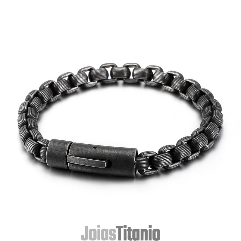 Nova Moda Estilo Retrô Biker Masculino Pulseira De Titânio Corrente Biker Pulseira De Corrente Nova Moda Estilo Retrô Biker Masculino Pulseira De Titânio Corrente Biker Pulseira De Corrente