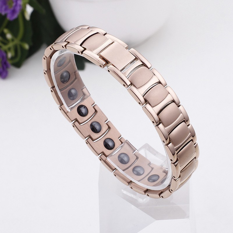 Pulseira De Titânio Magnética Galvanizada Da Moda Para Homens Pulseira De Titânio Magnética Galvanizada Da Moda Para Homens