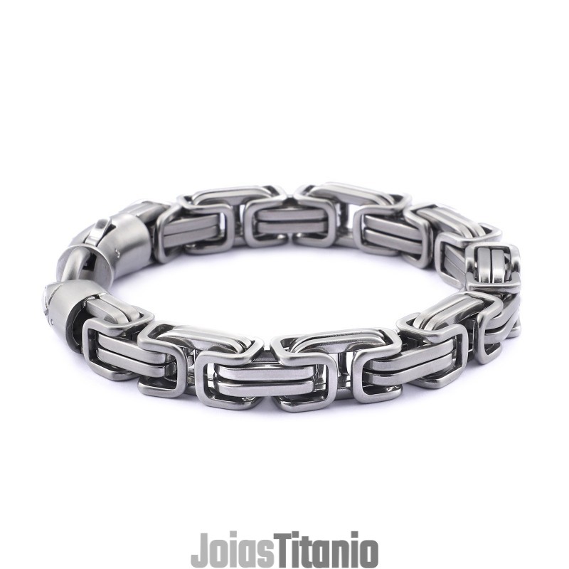 Pulseira Masculina De Titânio