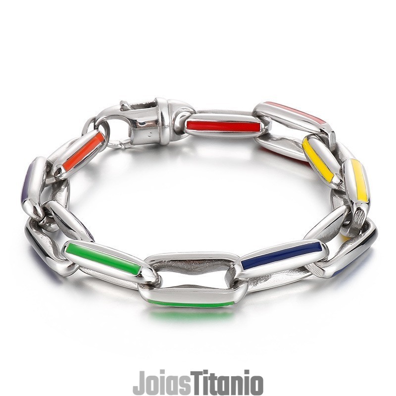 Pulseiras Deslumbrantes De Hip-Hop Com Emendas Cubanas Pulseiras Deslumbrantes De Hip-Hop Com Emendas Cubanas