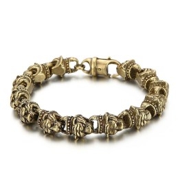 Pulseira Masculina Cool Rock Titanium