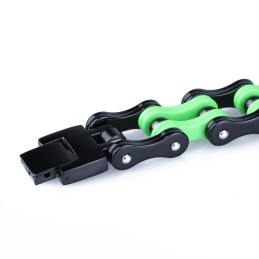Pulseira De Ciclismo Masculina De Titânio Galvanizado Estilo Rock Hip-Hop
