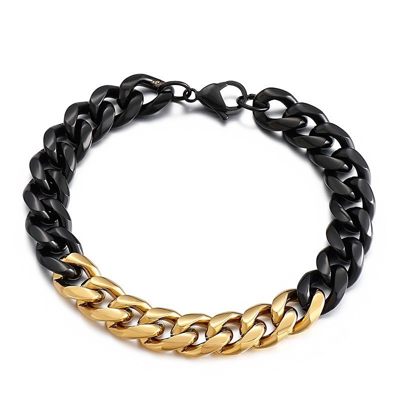 Pulseira Masculina De Titânio Colorida Com Estampa De Tiro De Rua Pulseira Masculina De Titânio Colorida Com Estampa De Tiro De Rua