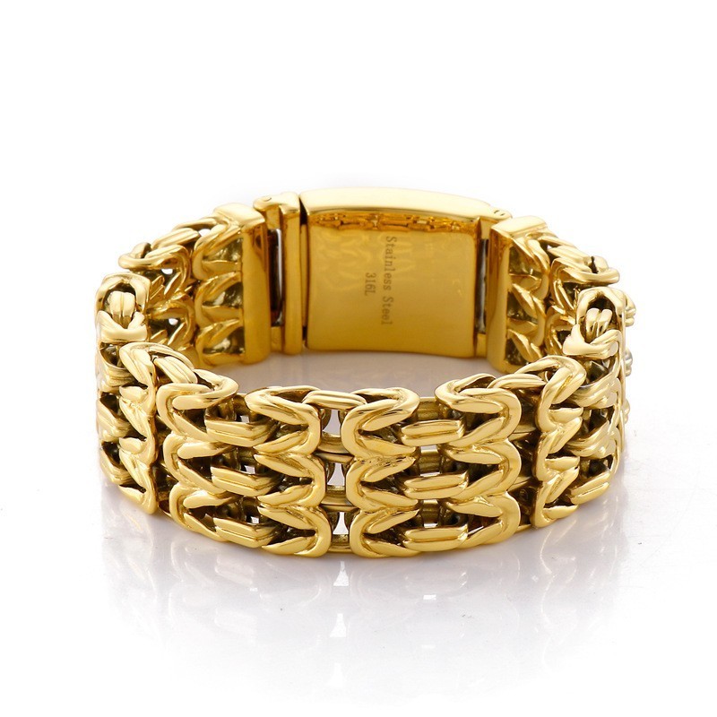 Pulseira Masculina De Titânio Vazada Em Formato De V Pulseira Masculina De Titânio Vazada Em Formato De V