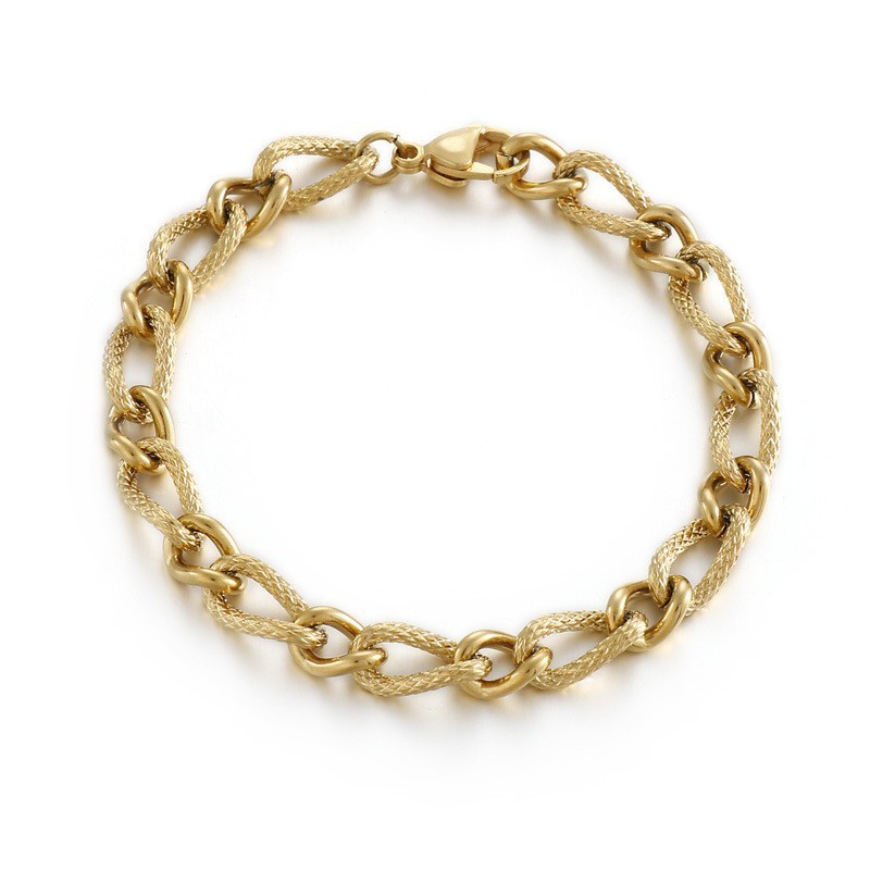Pulseira De Titânio Com Padrão De Cobra Hip-Hop Para Homens Pulseira De Titânio Com Padrão De Cobra Hip-Hop Para Homens