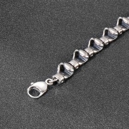 Pulseira De Titânio Masculina Cool Hip Hop Boxing