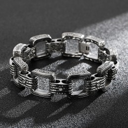 Pulseiras Masculinas Com Padrão Chique