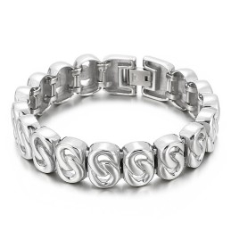 Pulseira De Fundição De Titânio Hip Hop
