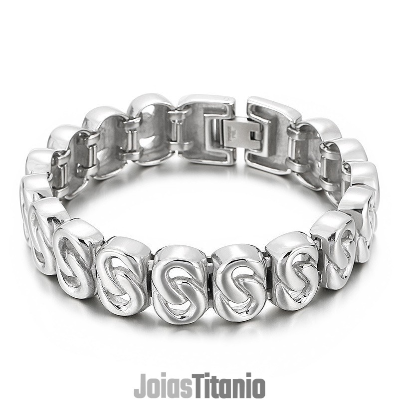 Pulseira De Fundição De Titânio Hip Hop Pulseira De Fundição De Titânio Hip Hop