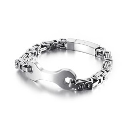 Pulseira De Corrente De Titânio Imperador Masculina Fashion Tide