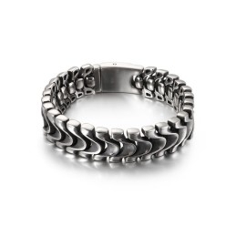 Pulseira De Titânio Chique E Exagerada Para Homens