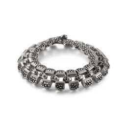 Pulseira De Titânio Chique E Exagerada Para Homens