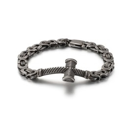Pulseira De Titânio Com Cruz Barata Para Homens
