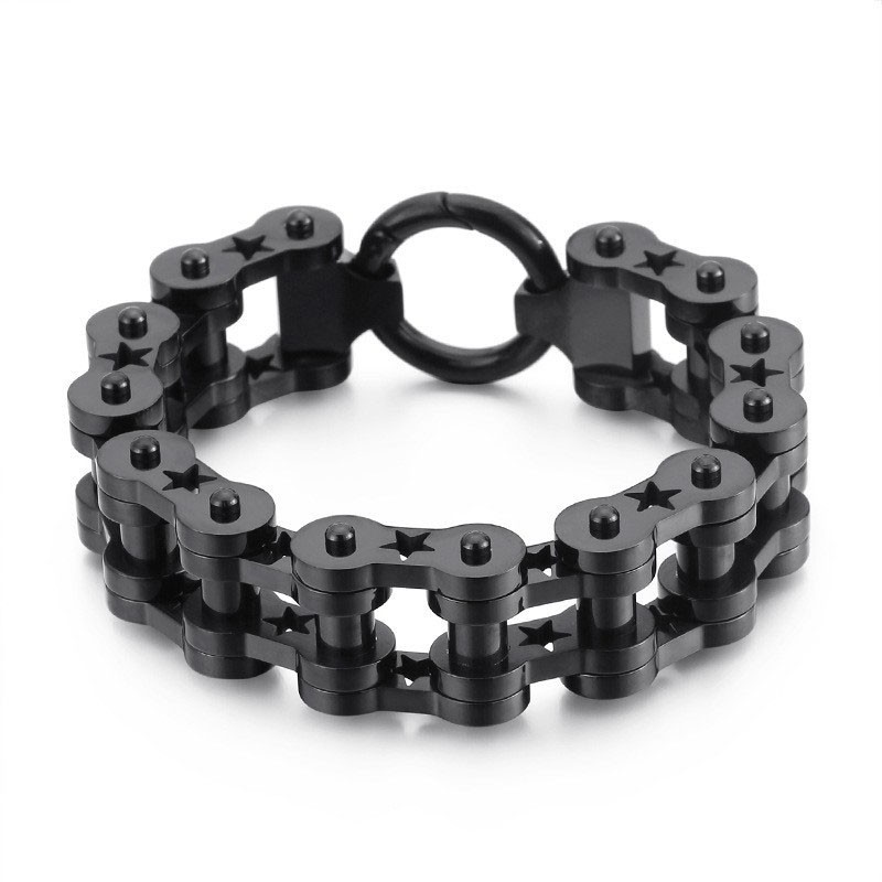 Pulseira Masculina De Titânio Com Estrela À Venda Pulseira Masculina De Titânio Com Estrela À Venda