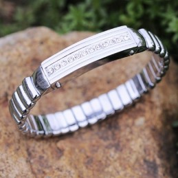 Pulseiras Masculinas De Titânio E Diamante