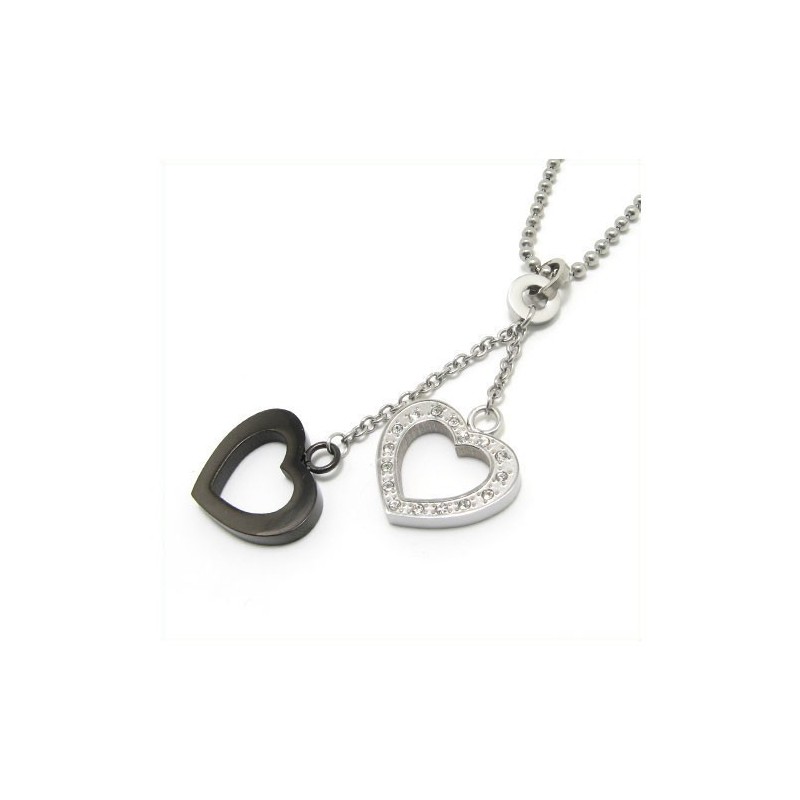 Colar Com Pingente De Diamante Em Formato De Coração Para Presente Da Moda