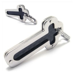 Colar Com Pingente De Cruz De Titânio Puro Masculino (Novo)