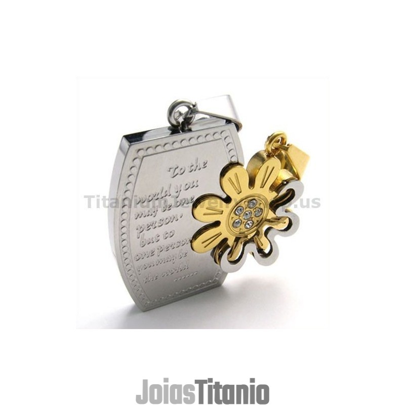 Pingentes Gloden Titanium Lovers - Correntes Grátis