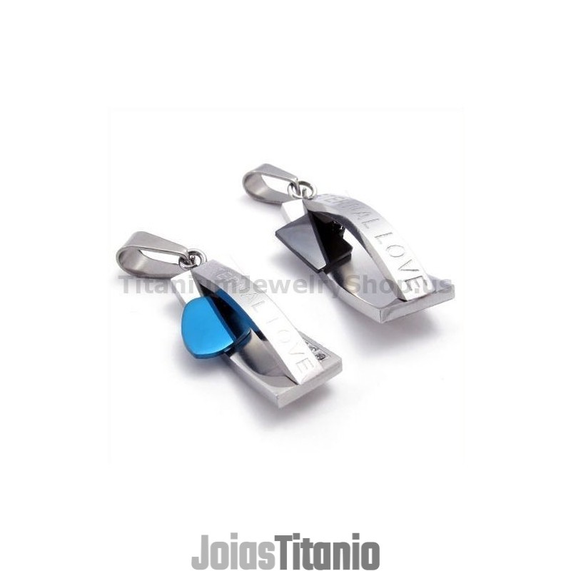 Pingentes Titanium Lovers - Correntes Grátis