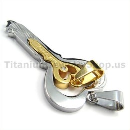 Pingentes De Chave Gloden Titanium Lovers - Correntes Grátis