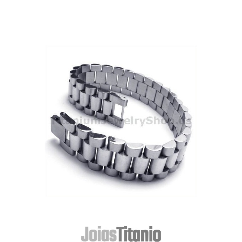 Pulseira Masculina De Titânio