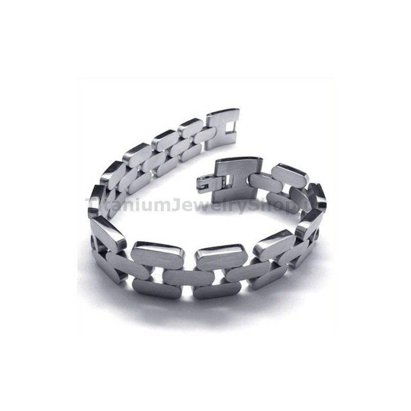 Pulseira Masculina De Titânio