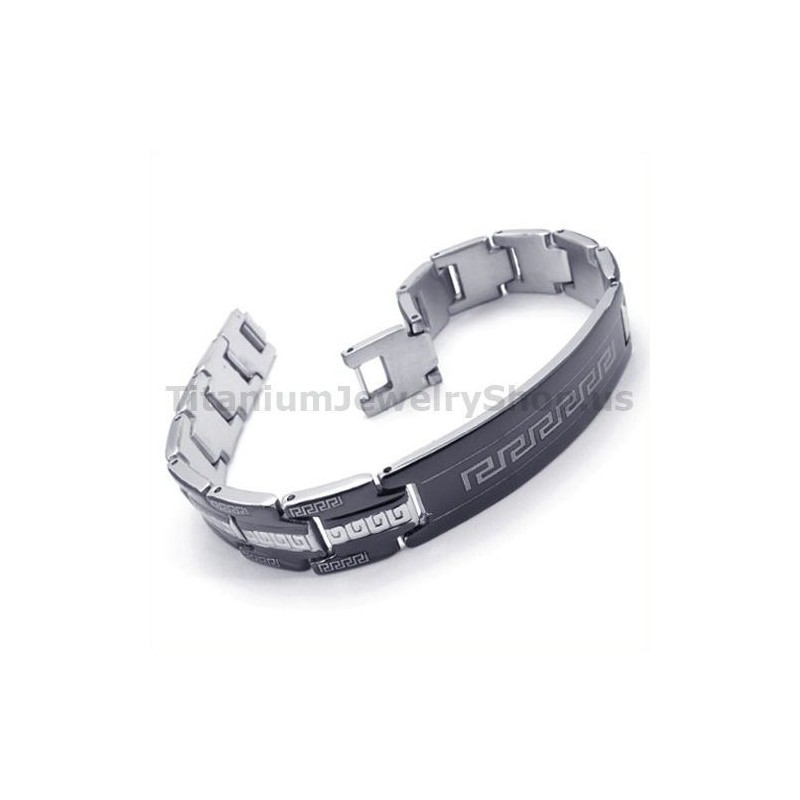 Pulseira Masculina De Titânio