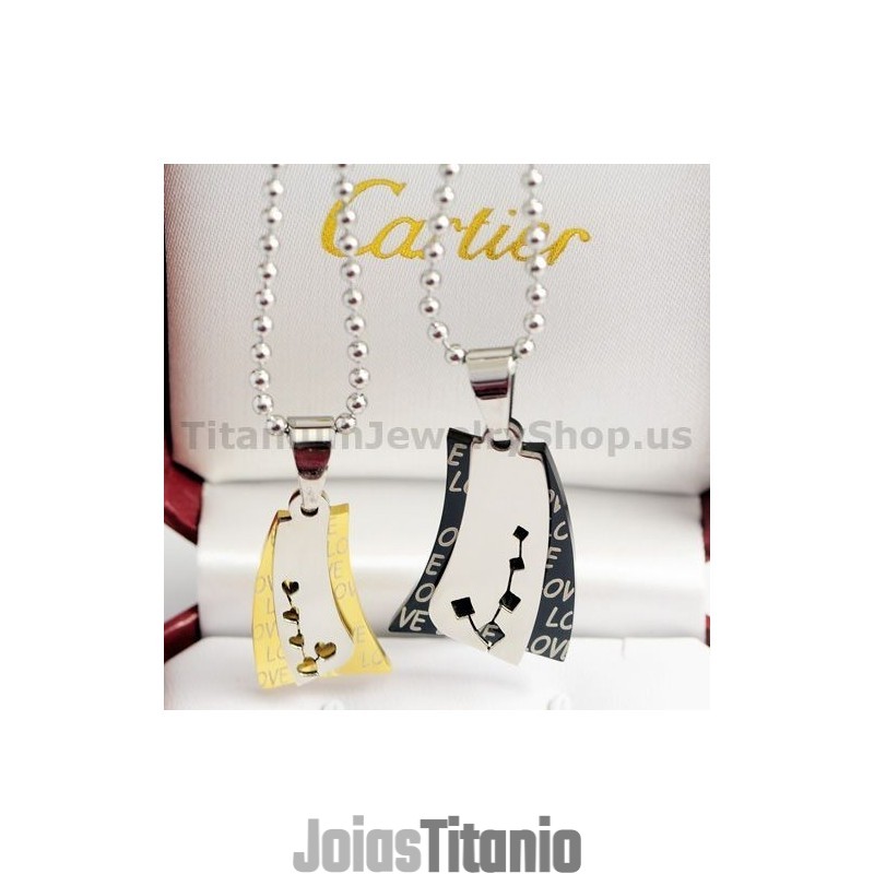 Pingentes De Titânio Love Sail Lovers Para Presente De Dia Dos Namorados - Correntes Grátis