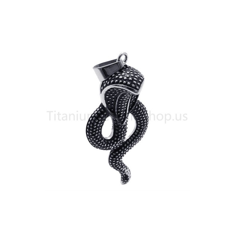 Novo Pingente Clássico King Cobra De Titânio Novo Pingente Clássico King Cobra De Titânio