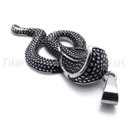 Novo Pingente Clássico King Cobra De Titânio