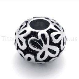 Novo Pingente Clássico De Pérola Da Sorte Em Titânio