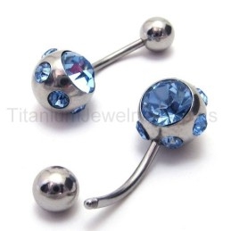 Brincos De Diamante Azul De Titânio Fino Prateado