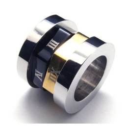 Colar Com Pingente De Aço Titânio Roman No. Spinner (Corrente Grátis)